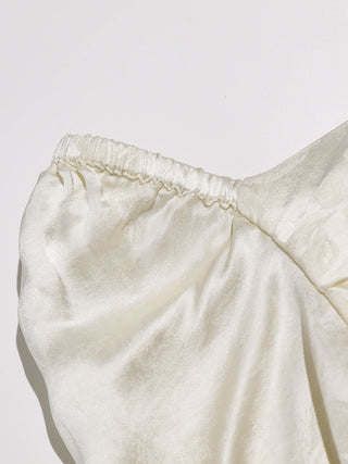 Opaline Jacquard Flare Blouse