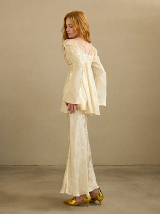 Opaline Jacquard Long Skirt