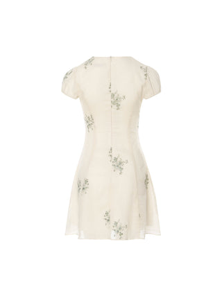Ophelia Embroidered Mini Dress