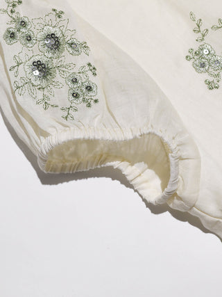 Ophelia Embroidered Mini Dress
