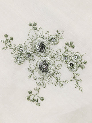 Ophelia Embroidered Mini Dress