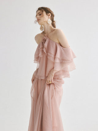 Orchid Ruffle Blouse