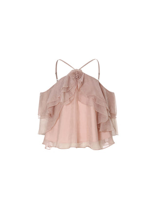 Orchid Ruffle Blouse