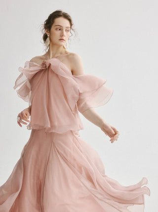 Orchid Ruffle Blouse