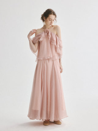 Orchid Ruffle Blouse