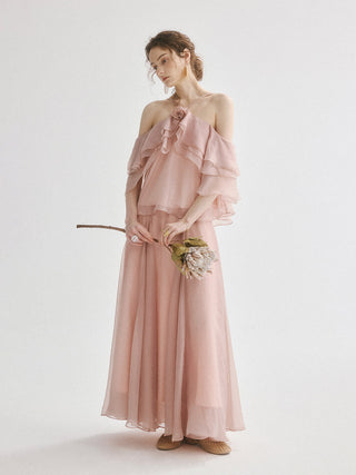 Orchid Ruffle Blouse