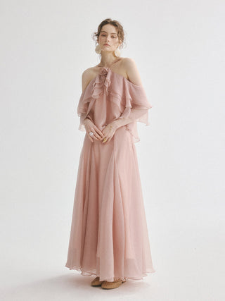 Orchid Ruffle Blouse