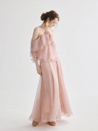 Orchid Tie Maxi Skirt