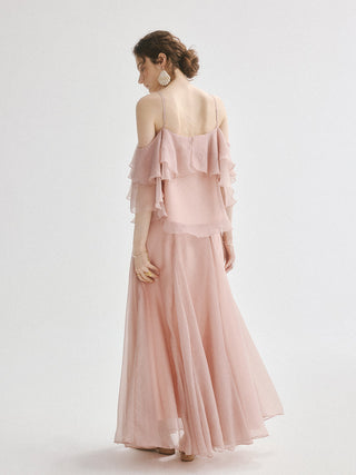 Orchid Tie Maxi Skirt