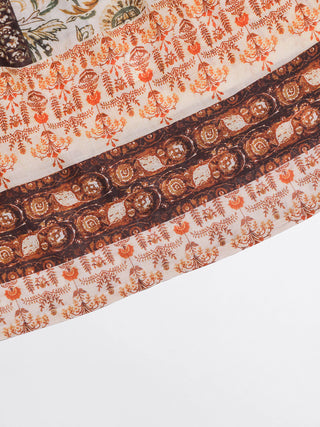 Oriental Maxi Skirt