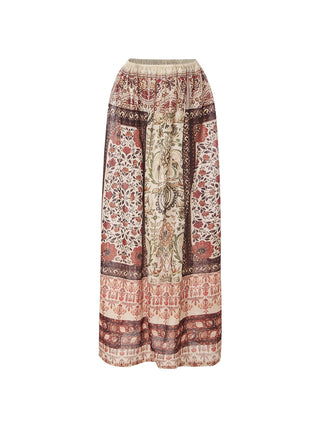 Oriental Maxi Skirt