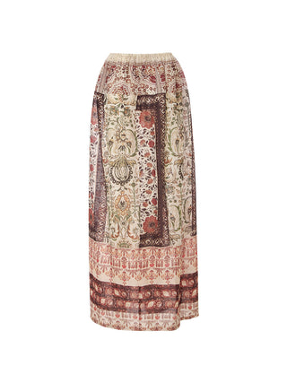 Oriental Maxi Skirt