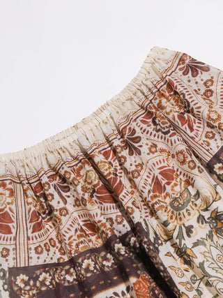 Oriental Maxi Skirt