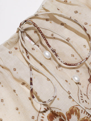 Oriental Sleeveless Blouse