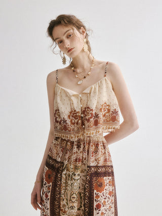 Oriental Sleeveless Blouse