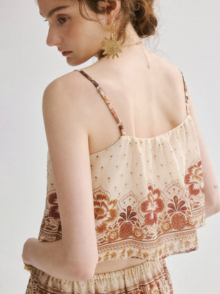 Oriental Sleeveless Blouse