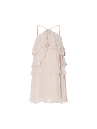Pastel Ruffle Tiered Mini Dress