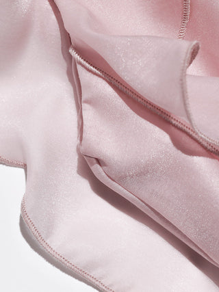 Peach Pink Halter Neck Blouse