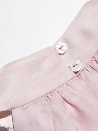 Peach Pink Halter Neck Blouse