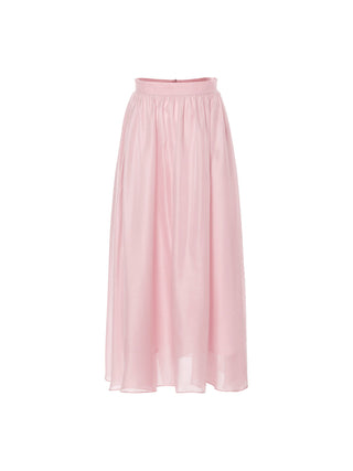 Peach Pink Long Skirt