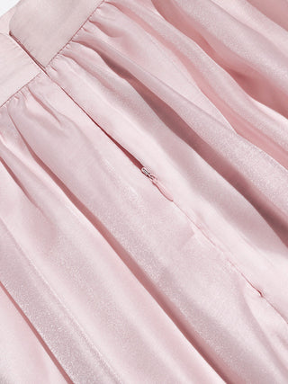 Peach Pink Long Skirt