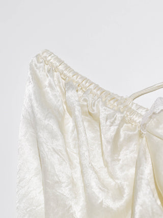 Pearl Glow Ribbon Mini Dress