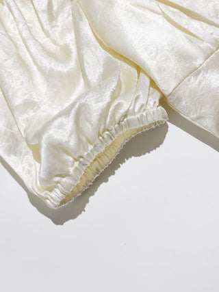 Pearl Glow Ribbon Mini Dress