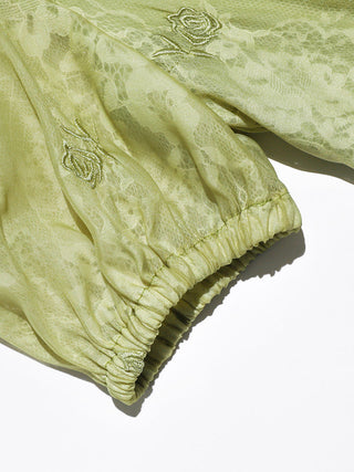 Peridot Lace Long Dress