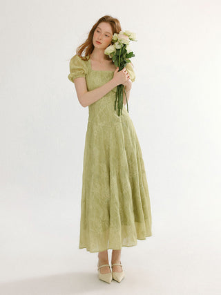 Peridot Lace Long Dress