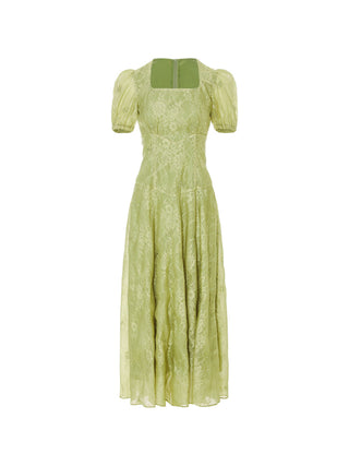 Peridot Lace Long Dress