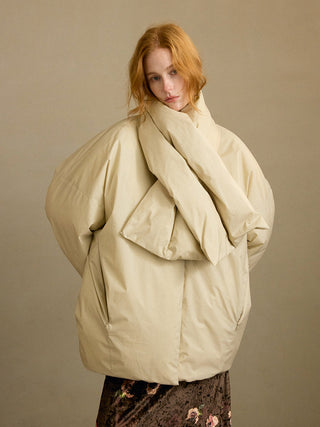 Plumpy Muffler Duck Down Jacket