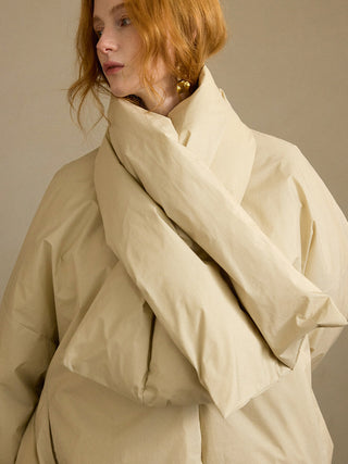 Plumpy Muffler Duck Down Jacket