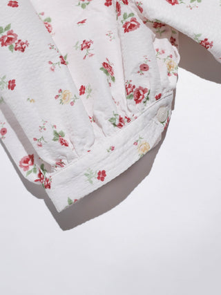 Pop Flower Balloon Mini Dress
