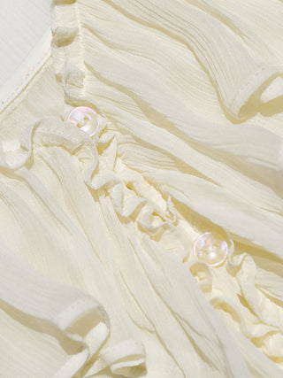 Porcelain Sheer Blouse Set