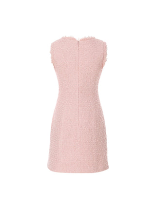 Powderpink Tweed Mini Dress