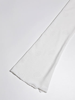 Punching Open Cardigan White