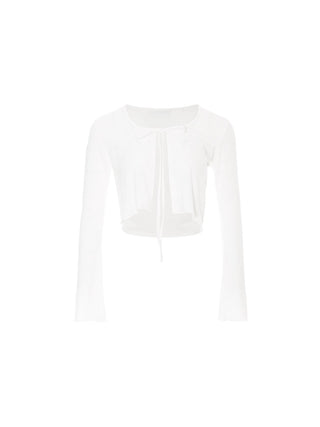 Punching Open Cardigan White