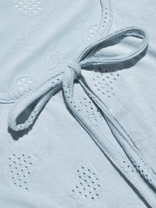 Punching Open Cardigan Blue