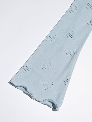 Punching Open Cardigan Blue