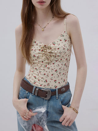 Raspberry Sleeveless Top