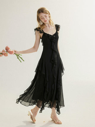 Romantic Maxi Dress Black