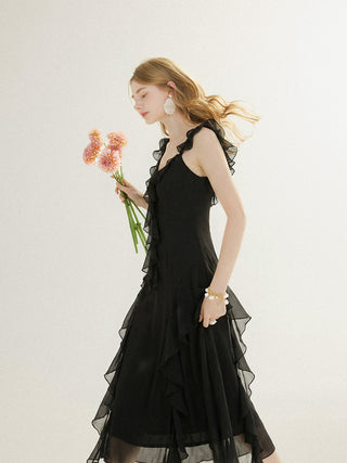 Romantic Maxi Dress Black