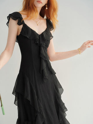 Romantic Maxi Dress Black