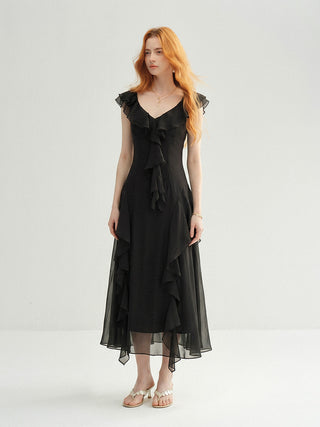 Romantic Maxi Dress Black