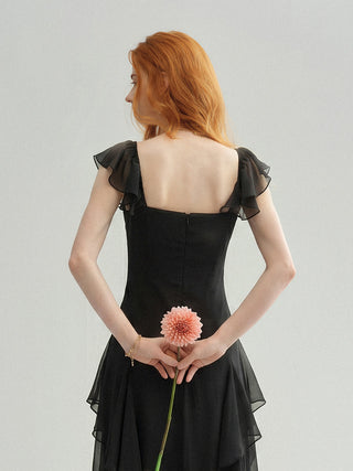 Romantic Maxi Dress Black