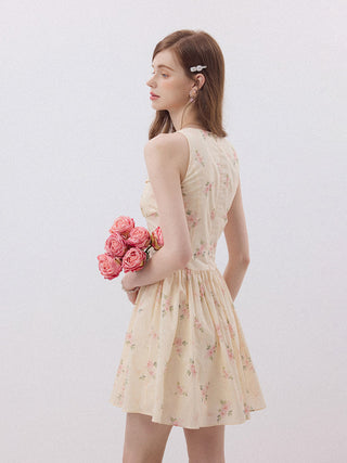 Rosalie Lace-Up Mini Dress