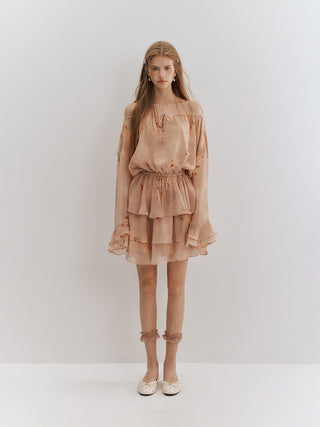 Rosaline Tiered Mini Skirt
