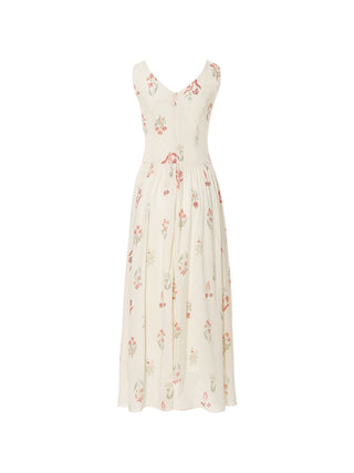 Rosebud Sleeveless Maxi Dress