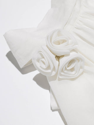 Rosette Halter Blouse