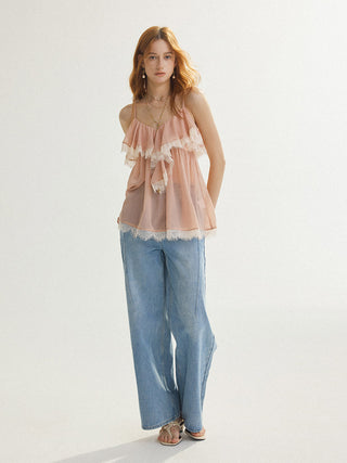 Rosewater Lace Bustier